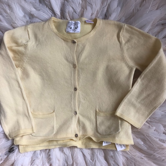 ZARA Girl Yellow Cardigan 2-3 YEARS
